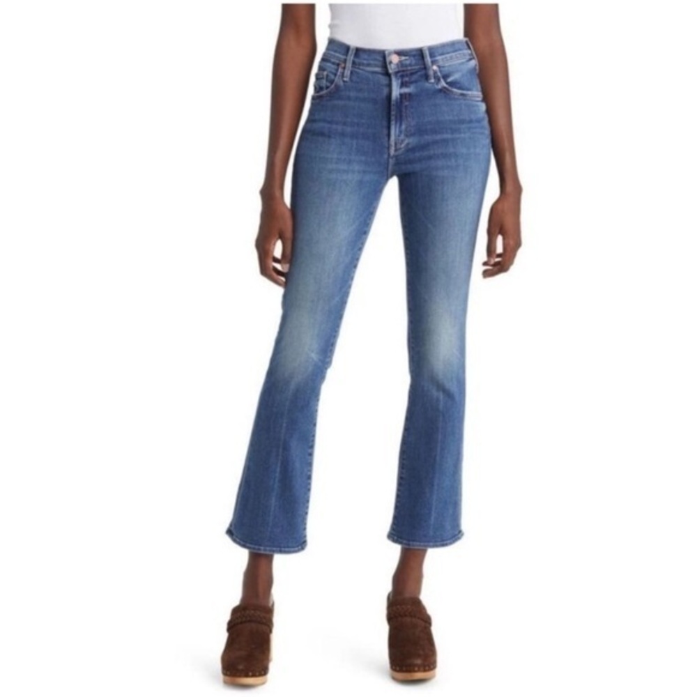 Mother Jeans The Outsider Ankle in Walking On Coals
